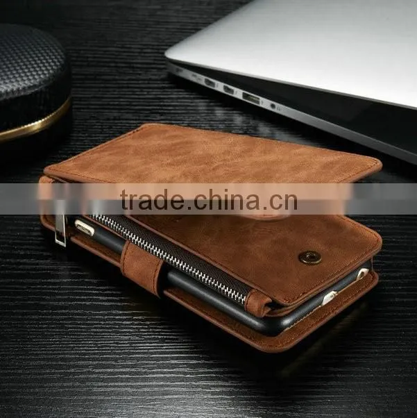 Leather Wallet Phone Cover Combo For Iphone 6/6s