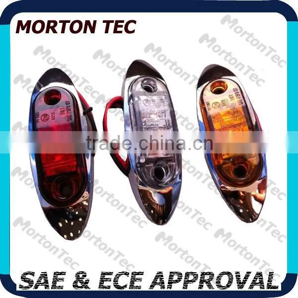 LED mini Oval lamp led side marker light for truck and trailer super bright