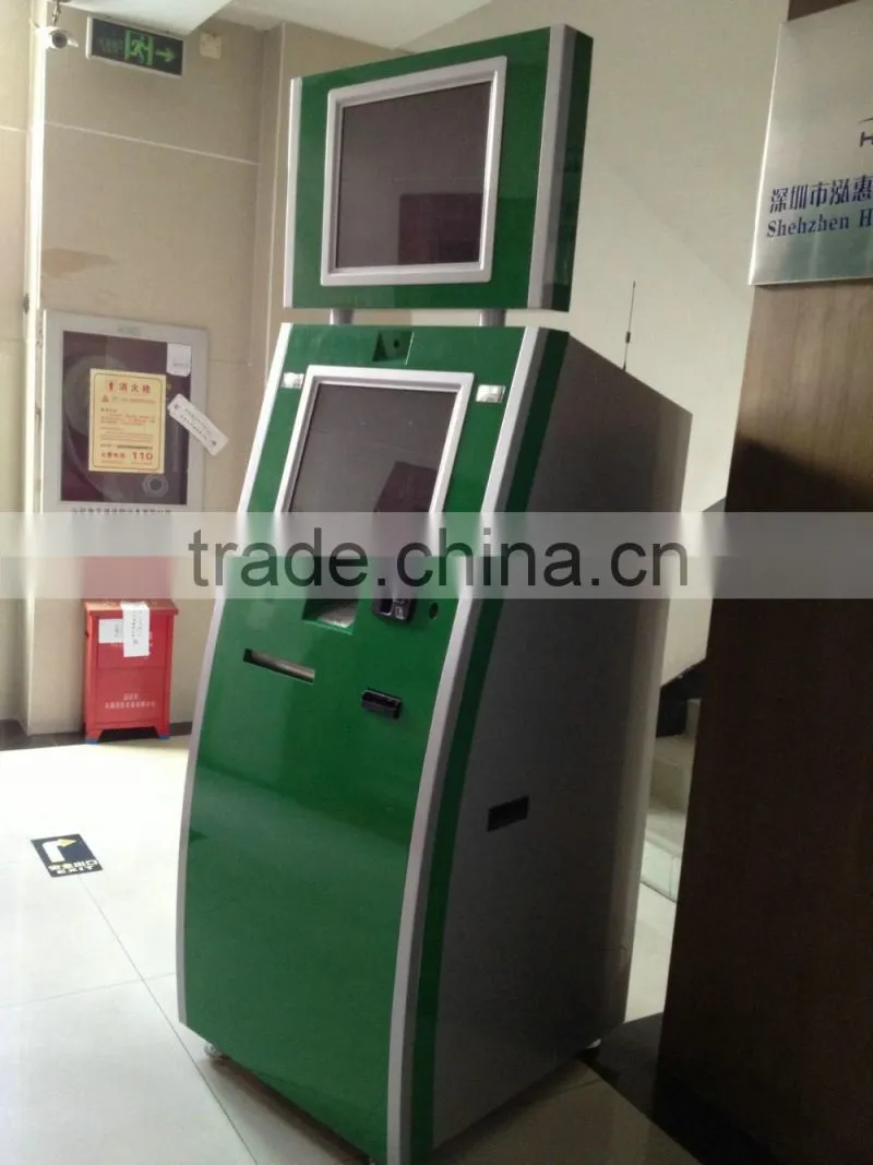 Multi-fuctional payment kiosk Cash Recycling System with bank card reader