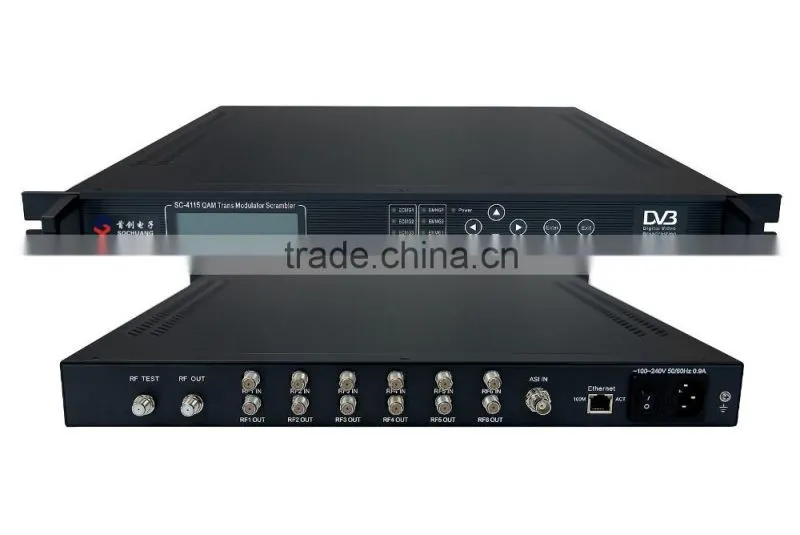 SC-4115 DVB-S to DVB-C MUX Scrambler Transmodulator/tuner-qam