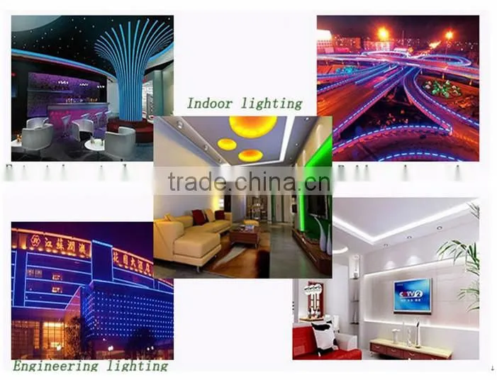 White PCB 5050 60 pixel waterproof IP67 addressable RGB WS2811 LED strip