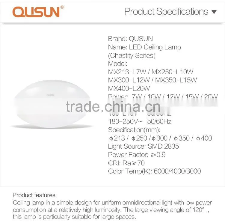 LED Ceiling Lamp 7W 10W 12W 15W 20W ceiling light modern