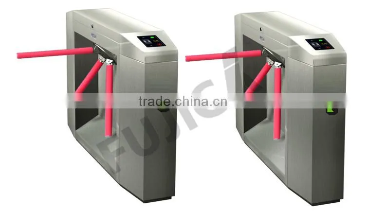 HOT!! SS304 three arm drop turnstiles for card swipe door entry systems
