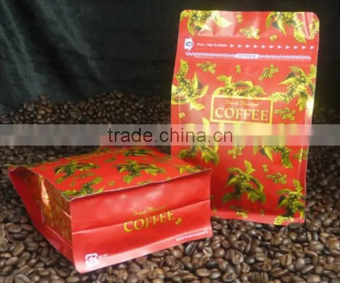 environmental protection food vacuum plastic bag wholesale coffe packaging bag