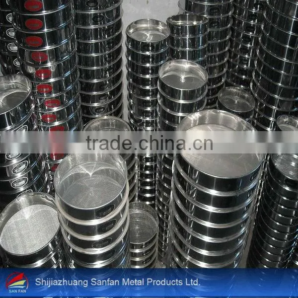 Galvanized test sieves