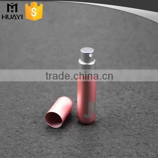 bullet shape pocket aluminium refillable perfume atomizer