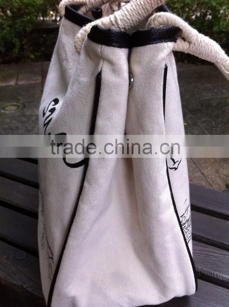 High quality cotton korean tote bag