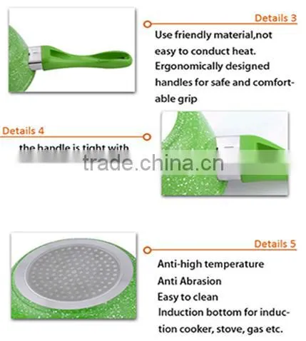 die cast metallic coating sauce pan