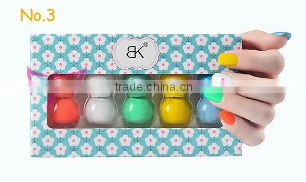 New bk Candy baby water based nail polish set