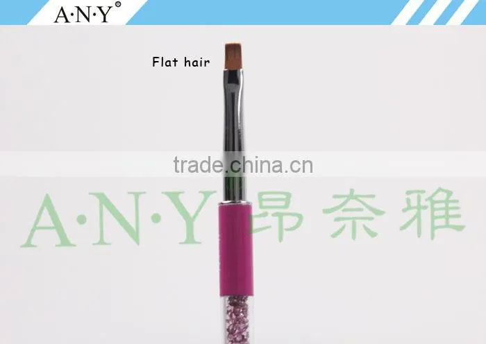 ANY UV Gel Nails Building One Stroke Painting Synthetic Gel Brush for Nail Art