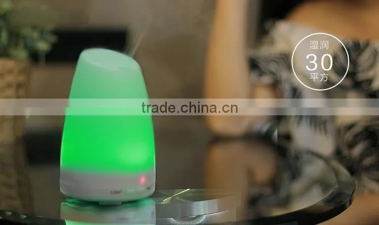 Big Promotion Colorful LED Aroma 100ml Portable Essential Oil Diffusers Wholesale