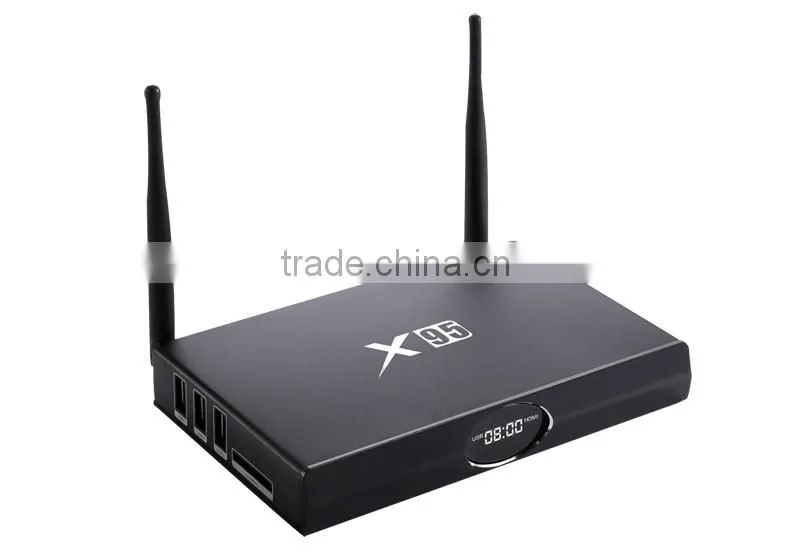 Metal Case Quad Core Android 5.1 OS 2G/8G X95 Amlogic S905 TV Box