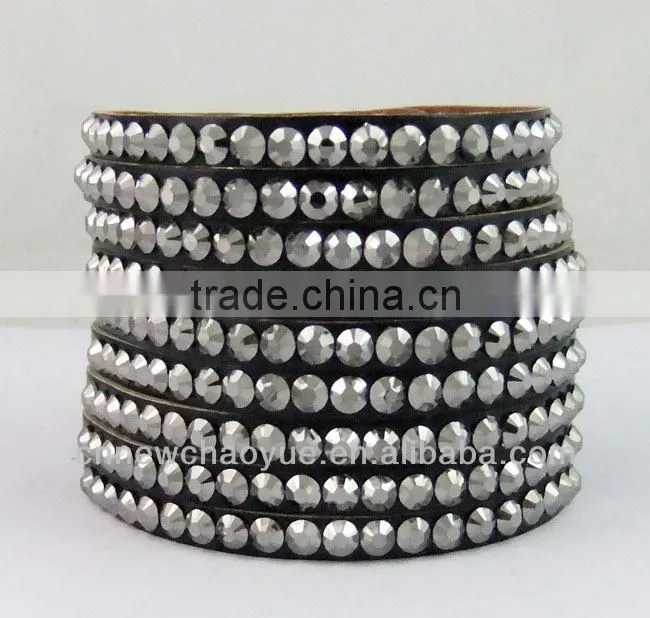 2013 new products wholesale leather bracelet from China supplier