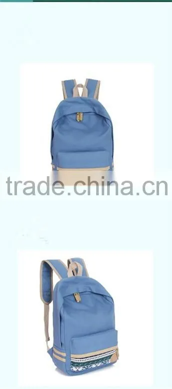 custom backpack colorful travel casual canvas backpack bag