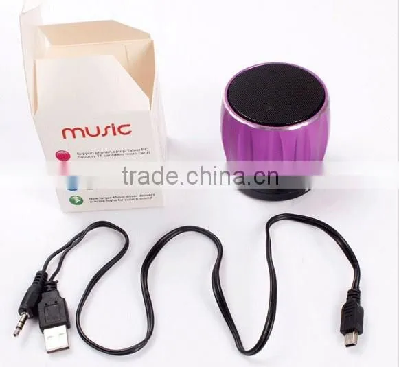 china S13 bluetooth mini speaker with micro TF card lind in function