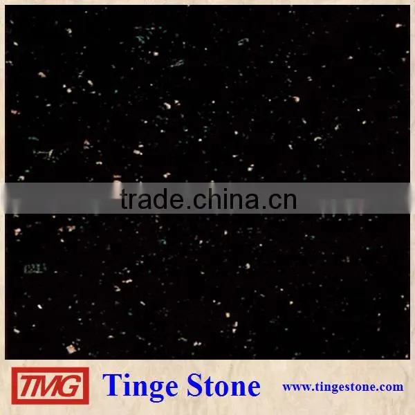 OEM Good Quality Black Galaxy Granite Bathroom Top