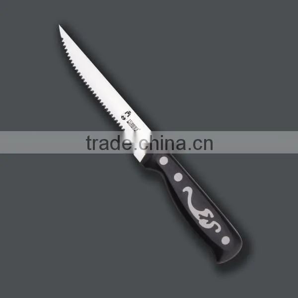 High Quality Stainless Steel Steak Knife With ABS plastics Handle