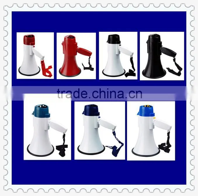pp plastic handhold megaphone/ hot sell pp plastic megaphone