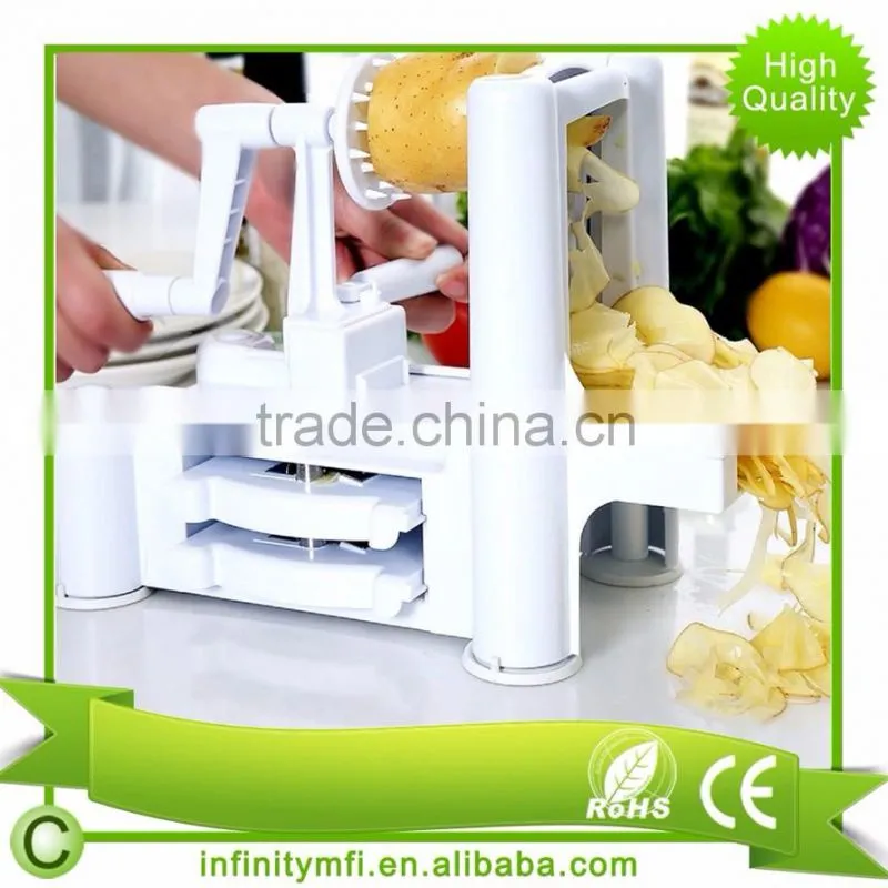 Spiral Slicer Spiralizer Complete Recipe Vegetable Cutter Noodle Spaghetti Maker with Vegetable Peeler