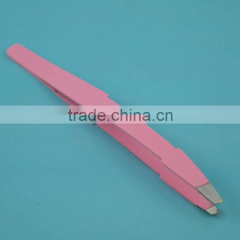 Pearl nickel finished fashional vetus tweezer