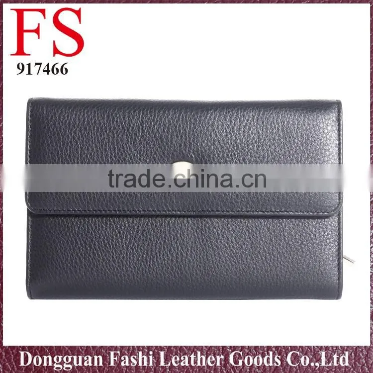 simple style wholesale pures genunie leather high quality Wallet from china