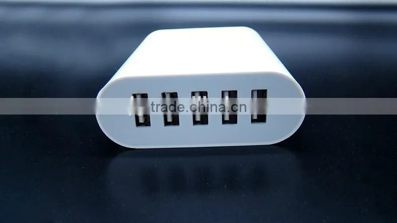 40W 5V/8A 5 Port Family-Sized charging station USB Wall charger