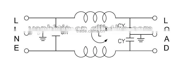 Recommend UL,TUV CE/ROHS 10A 220VAC Power Line Filter