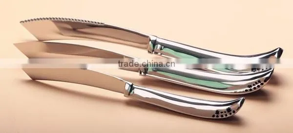 metal spork flatware sterling silver flatware luxury flatware bronze flatware set