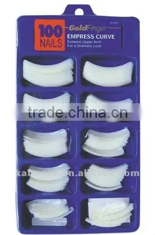 nail art modern white tip