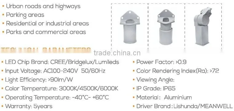 ZY-6019-150W/180W/200W/240W 5 years warranty 150W 180W 200W 240W cob led street light with IP65