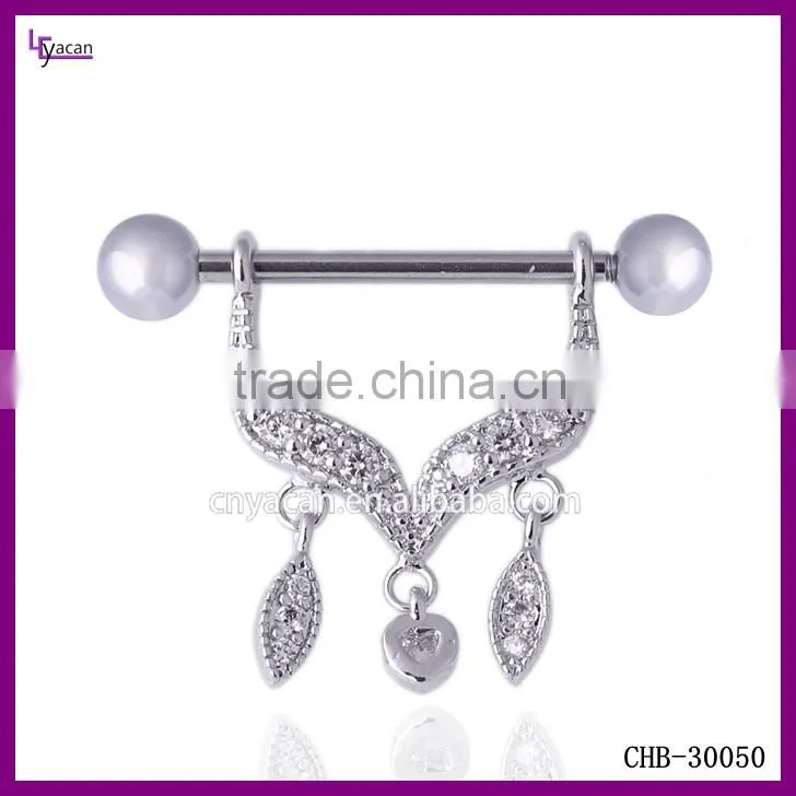 Free Body Jewelry Sample Pierced Nipple Piercing