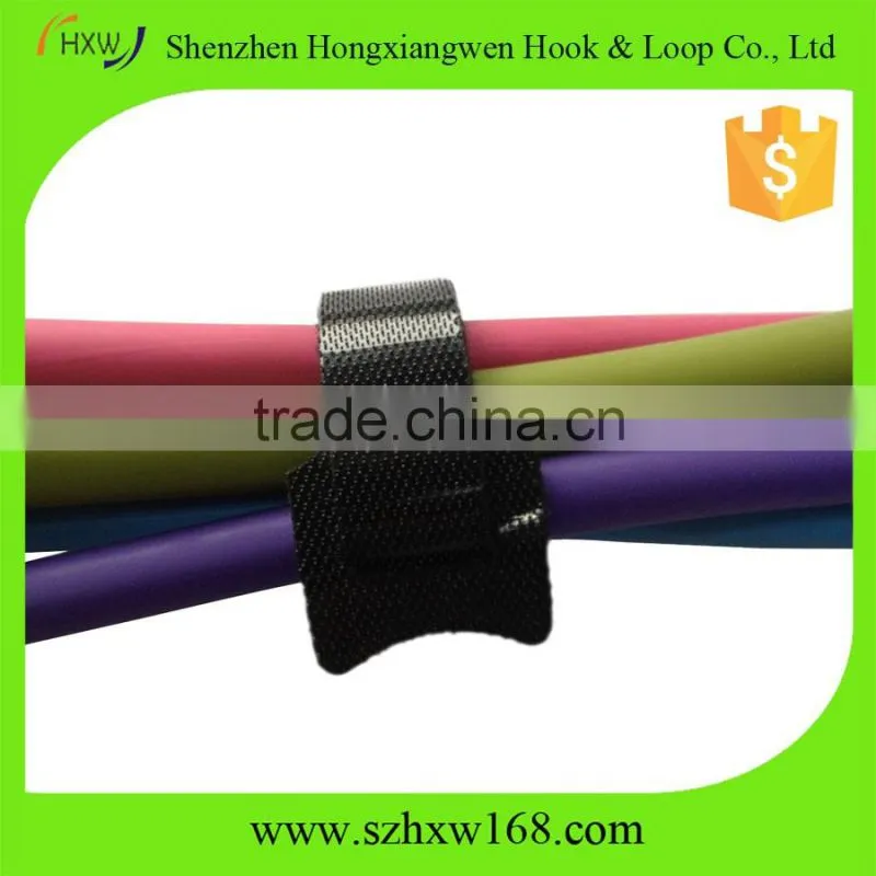 Microfiber Cloth Hook and loop reusable fastening wrap