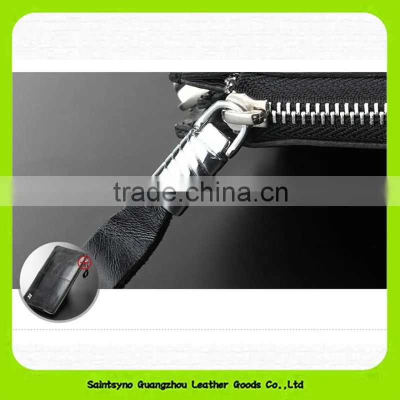 15714 Brand RFID wallet real leather RFID blocking travel wallet men