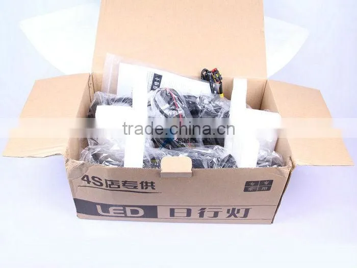 2014 NEW Waterproof for tiida 2012 High Power LED Day Time/daytime Running Light with Electrical Controlbox