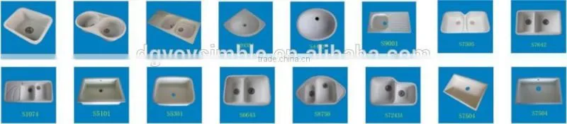 Unique Faux Stone Solid Surface Kitchen Sinks For Sale