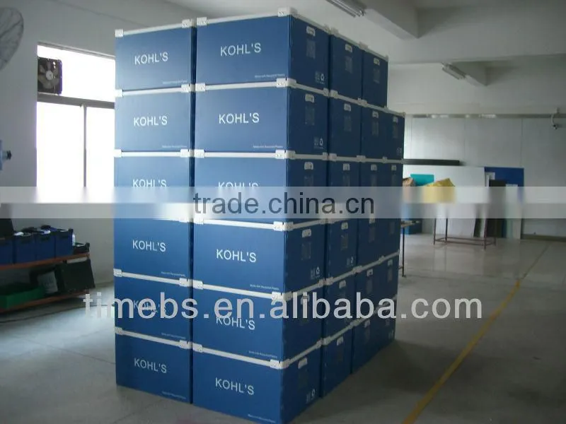 Corrugated plastic storage box