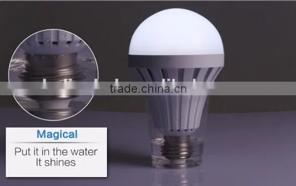 5w 7w 9w 12w smd5730 rechargeable led emergency light bulb with battery