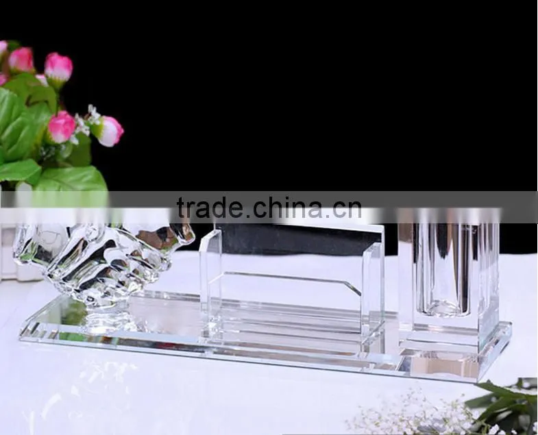 Morden clear crystal office set