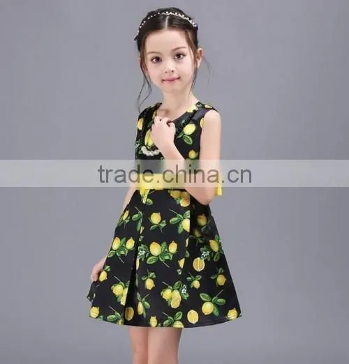 latest design free necklace baby kids casual dresses Europe hot sale angel dresses for kids