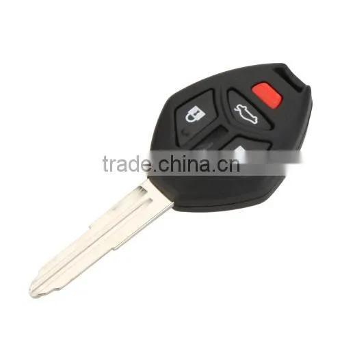 4 Button Car Remote Replacement Key Shell Blank Case Uncut