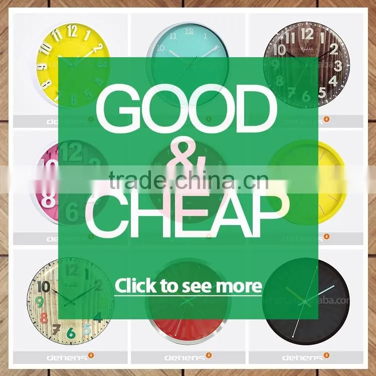 DEHEN New design plastic wall clock