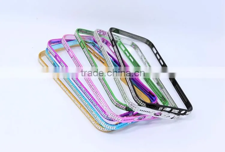 Detachable diamond PC + TPU case cover for iphone 6 6s