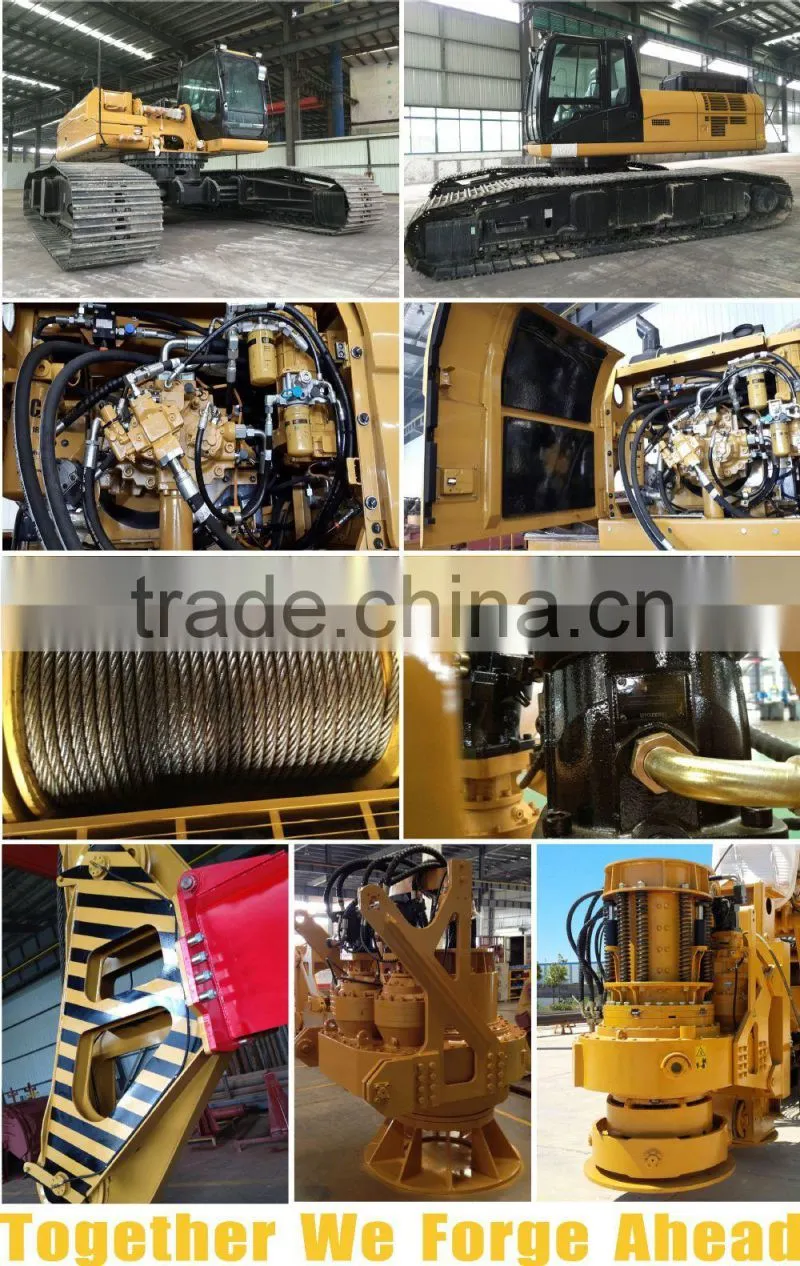 FAE Customized small rotary drilling rig FAR120! Pile driver! Drilling round pile!