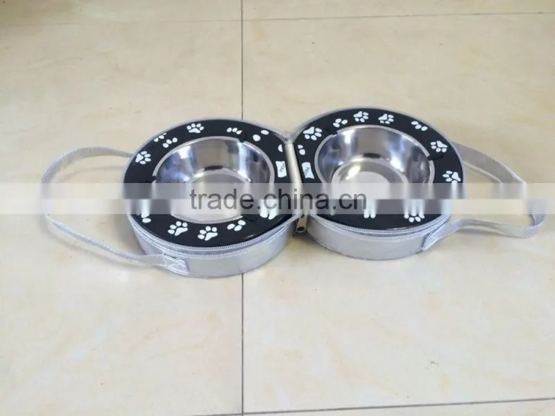 New Design Travel folding dog bowls,travel dog bowl for wholesale