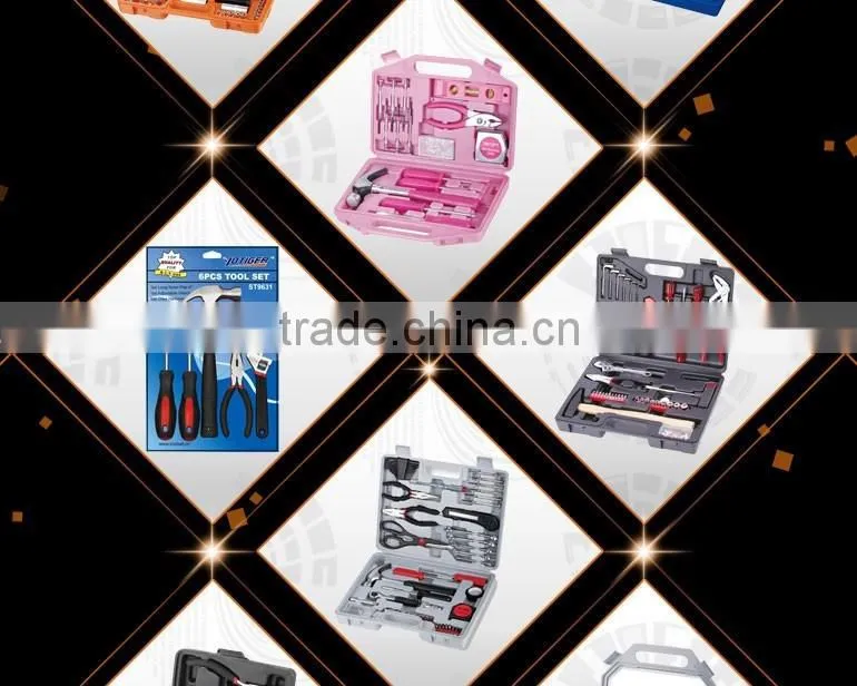 5pcs Classic Assorted Gift Plastic Box Pack Home Use Hand Tool Kit Set