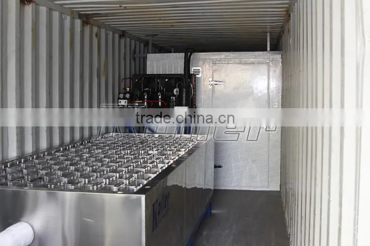 Koller 40HQ Containerized Ice Block Machine equiped with cold room JMB50