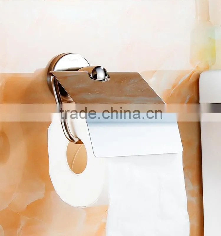 2016 latest popular style bathroom accessory with brass Components for paper towel holders for hotel family use.