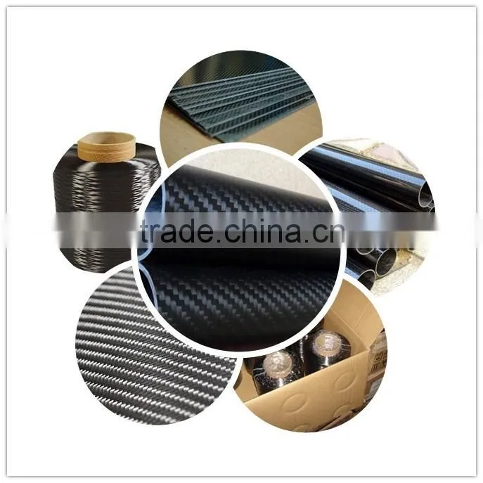 hybrid 3K carbon fiber cloth fabric mix blue metallic yarn