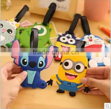 silicone pvc luggage tag