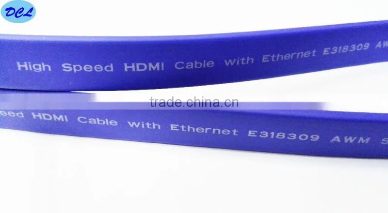 40FT High Quality HDMI flat cable with metal shell support 4K*2K